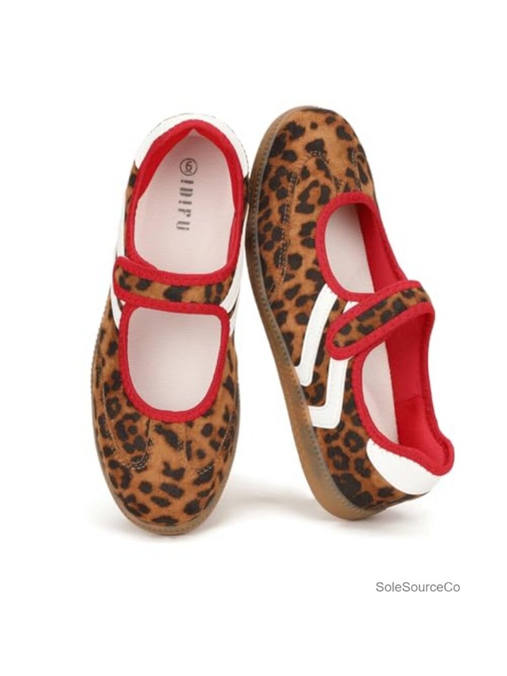 IDIFU Women's Mary Jane Sneakers Retro Fashion Casual Ballet Flats